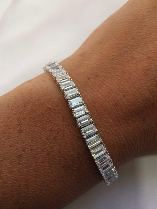 Bratara TENNIS Emerald cut [8]