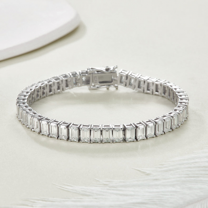 Bratara TENNIS Emerald cut [2]