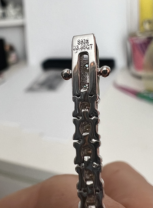 Bratara Tennis cu Moissanite [9]