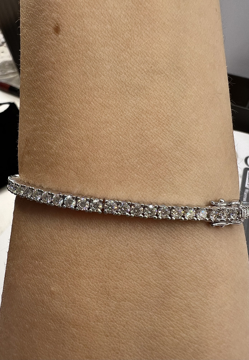 Bratara Tennis cu Moissanite [5]