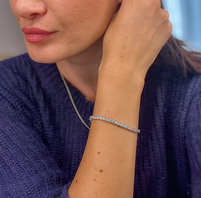 Bratara Tennis cu Moissanite [3]