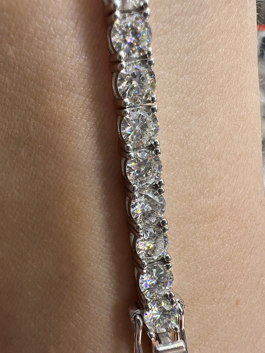 Bratara Tennis cu Moissanite [5]