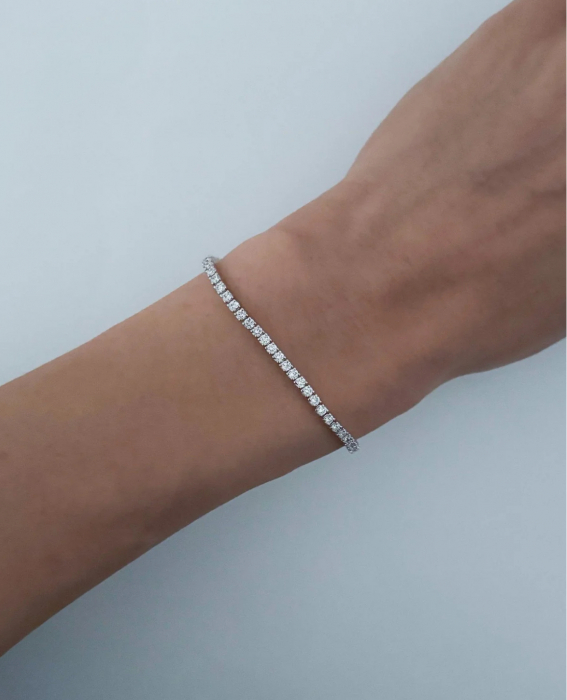 Bratara TENNIS 2,5 mm Moissanite [6]