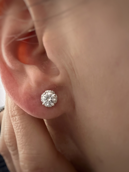 Cercei Moissanite Aura 1 CT [4]