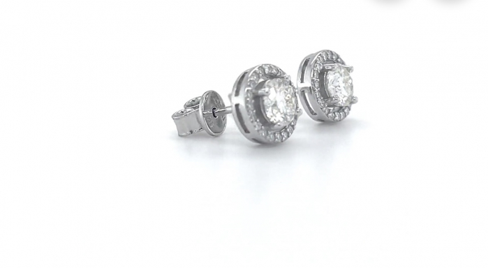 Cercei Angelic Moissanite Halo [3]