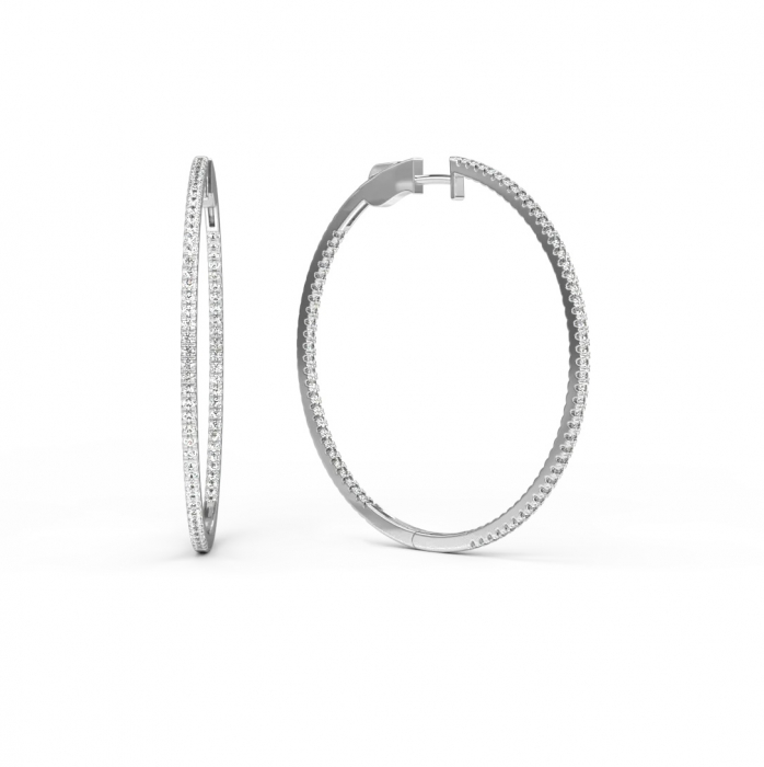 Cercei Big Hoops 2,34 CT [1]