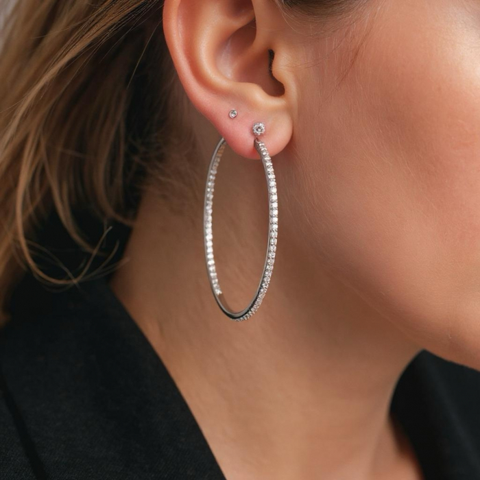 Cercei Big Hoops 2,34 CT [4]