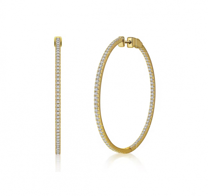 Cercei Big Hoops 2,34 CT [3]