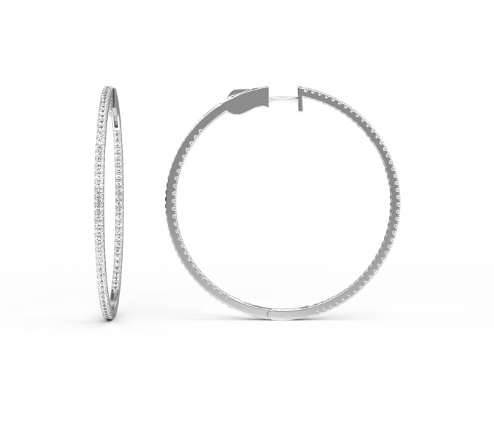 Cercei Big Hoops 2,34 CT [2]