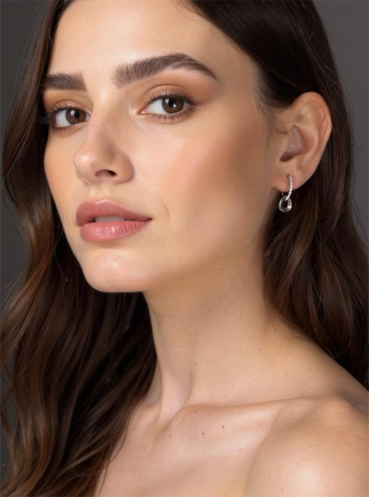 Cercei Brilliant Double Hoops [5]
