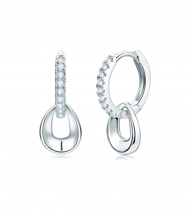 Cercei Brilliant Double Hoops [1]