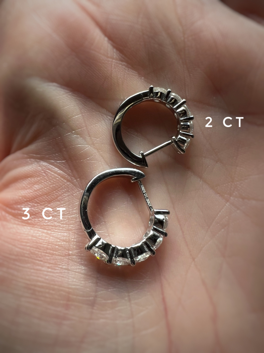 Cercei Brilliant Hoops 2 CT [7]