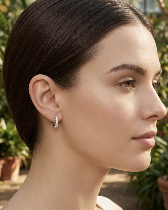 Cercei Brilliant Hoops 2 CT [7]