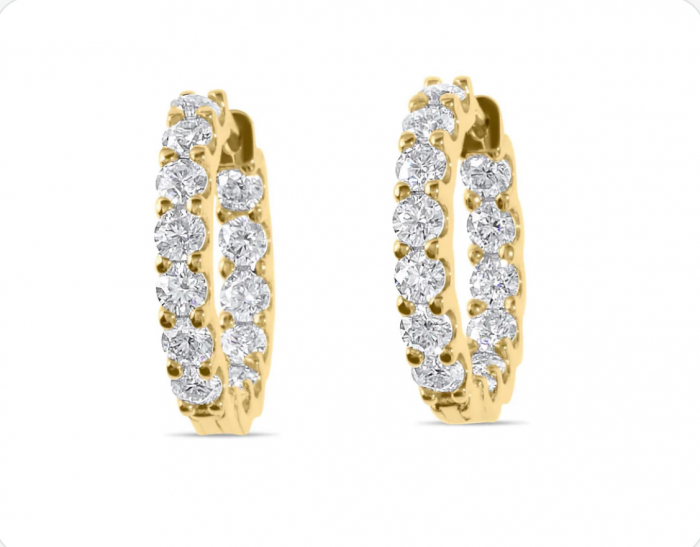 Cercei Radiant Spark Moissanite [2]