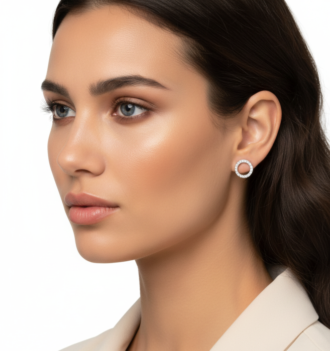 Cercei Brilliant Infinite Hoops 0,44 CT [4]