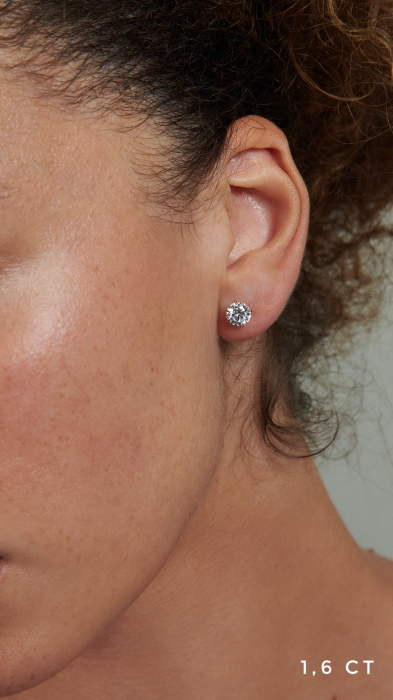 Classic 4 Prongs Studs Earrings [5]