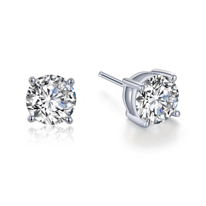 Classic 4 Prongs Studs Earrings [2]