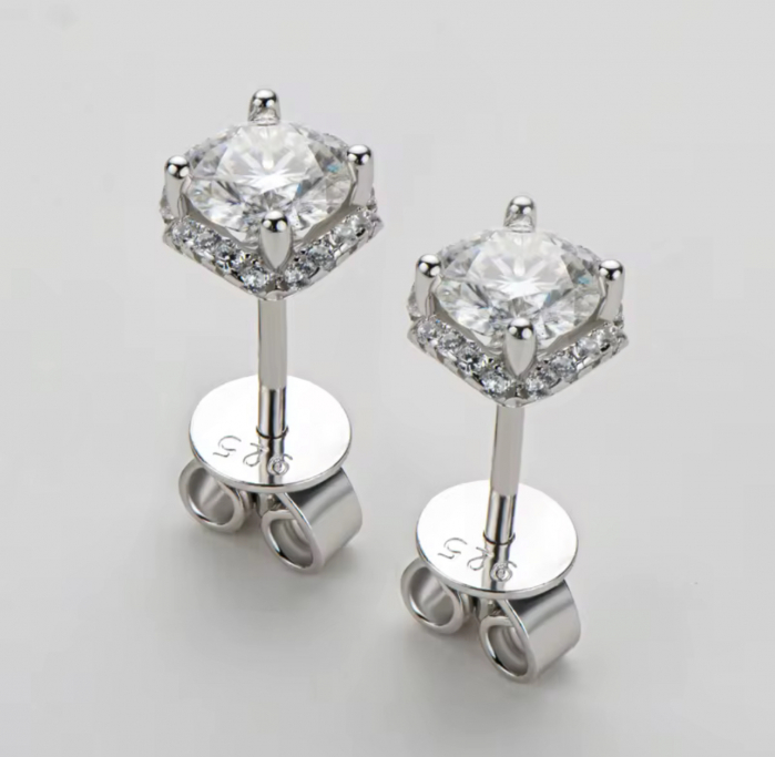 Cercei Moissanite Aura 1 CT [2]