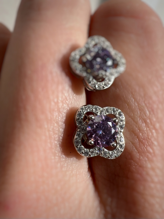 Cercei Purple Lucky Clover [2]