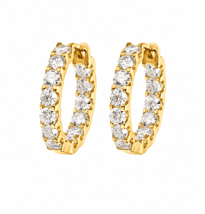 Radiant Spark Moissanite Earrings [2]