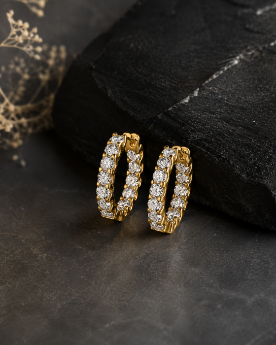 Radiant Spark Moissanite Earrings [3]