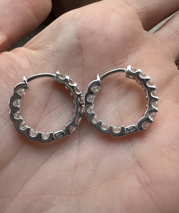 Cercei Radiant Spark Moissanite [8]