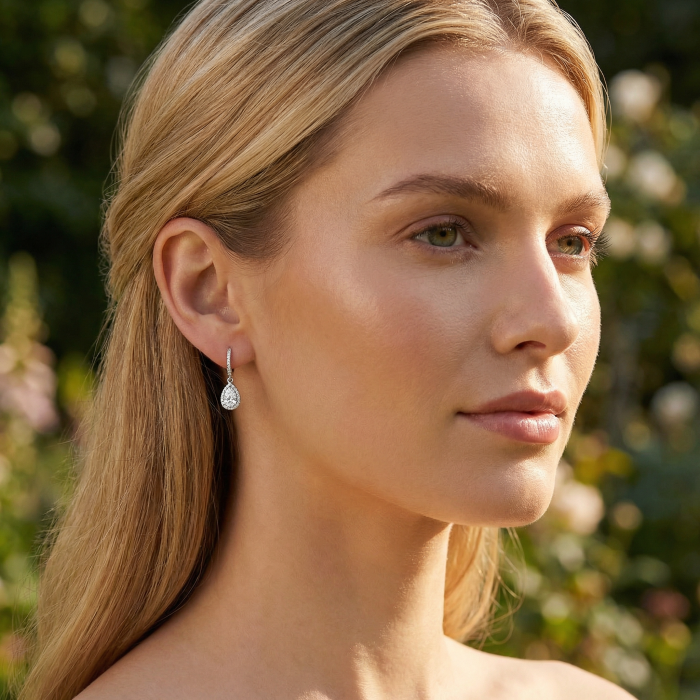 Cercei Royal Pear Moissanite [3]