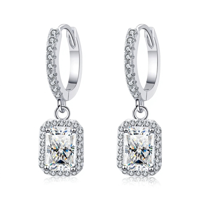 Cercei Royal Radiant Moissanite [2]