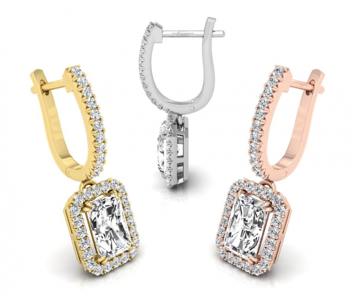 Cercei Royal Radiant Moissanite [3]