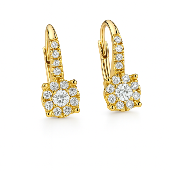 Cercei Celeste Halo Hoops [3]