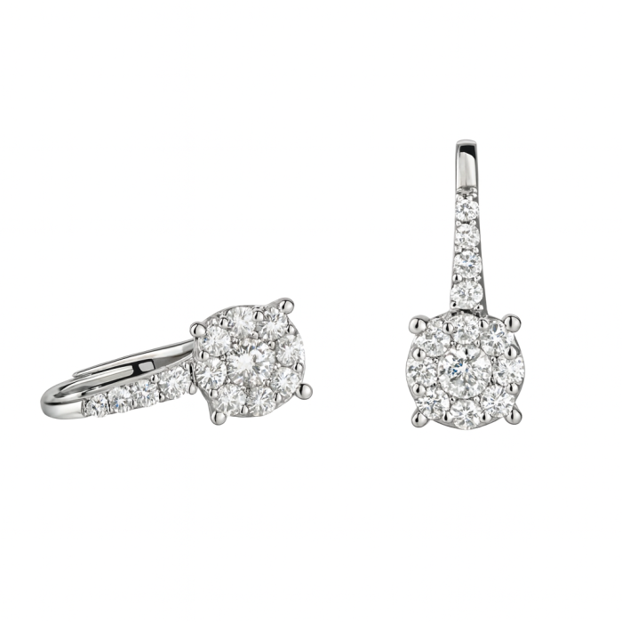 Cercei Celeste Halo Hoops [1]