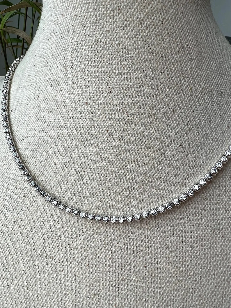 Colier Moissanite Bezel [6]