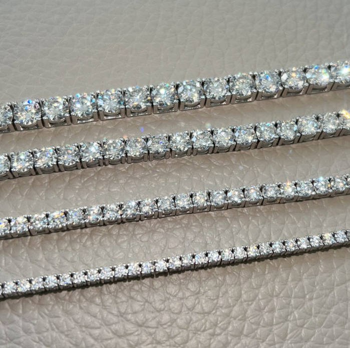 Colier Tennis Classic Moissanite 2,5 mm [6]