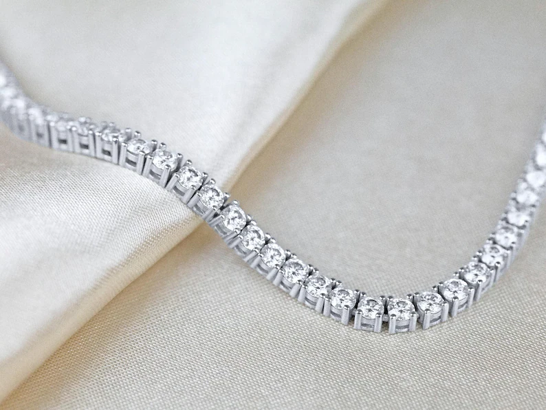 Colier Tennis Classic Moissanite 2,5 mm [2]