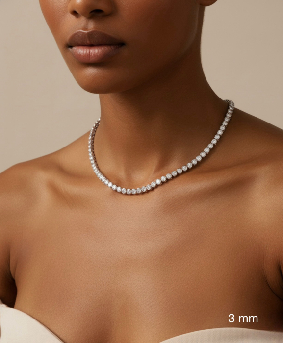 Colier Moissanite Bezel [9]