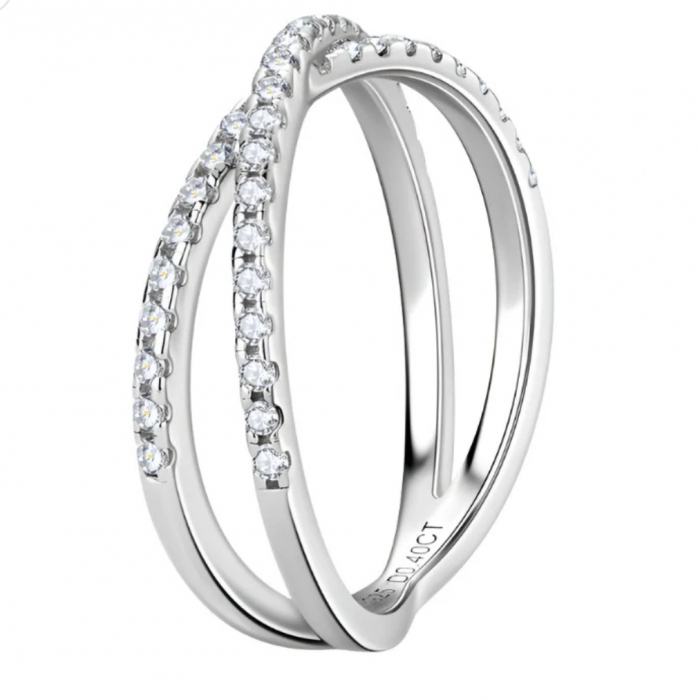 Inel Gold Criss Cross [2]