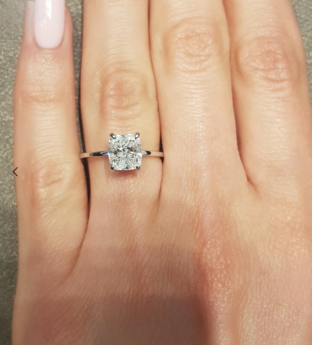 Inel Cushion Hidden Halo 3,2 CT [7]