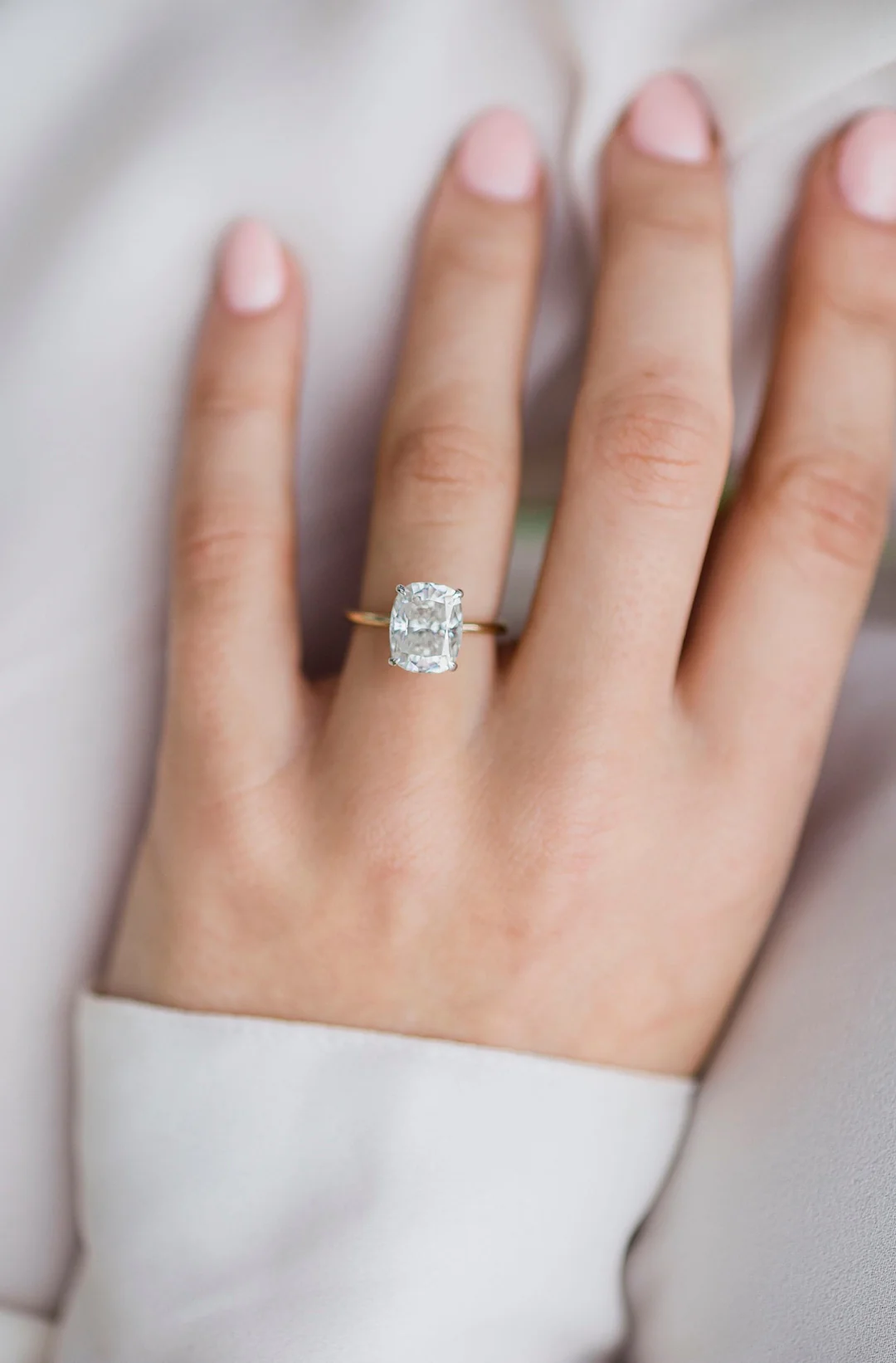 Inel Cushion Hidden Halo 3,2 CT [5]