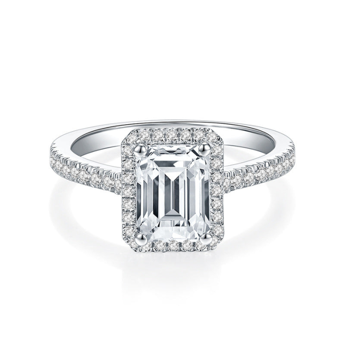 Inel Emerald Halo 2,45 CT [1]