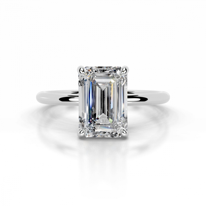 Inel Emerald Elegance Hidden Halo [1]