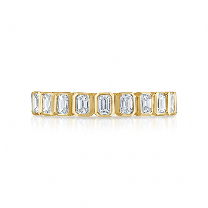 Inel Eternity Emerald Bezel [2]