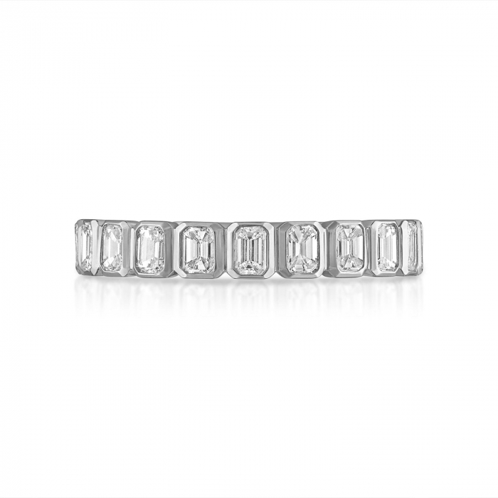 Inel Eternity Emerald Bezel [1]