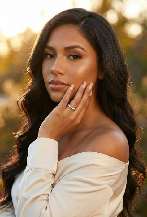 Inel Eternity Tiffany Moissanite 5 carate [6]