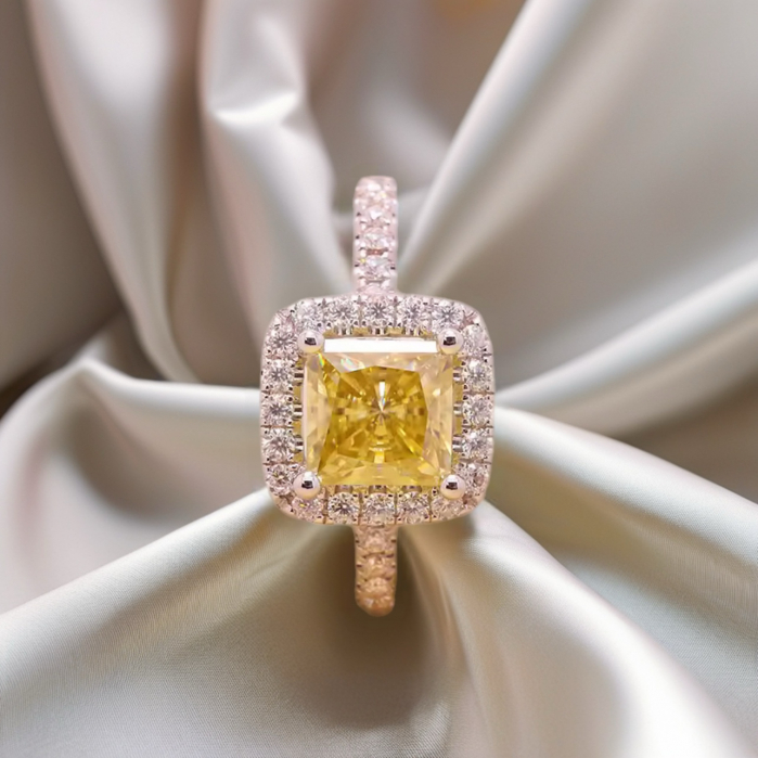 Inel Fancy Princess 2 CT [4]
