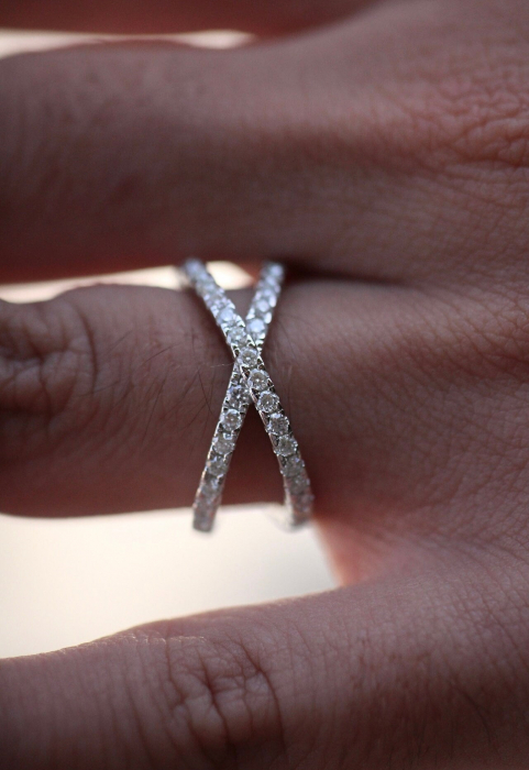 Inel Gold Criss Cross [3]
