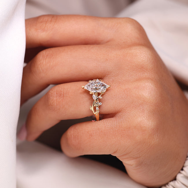 Inel Marquise Diamond Bloom [5]