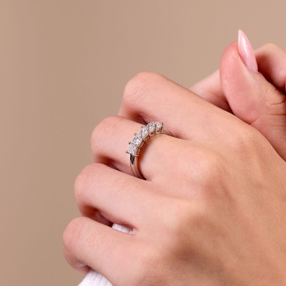 Inel Semieternity Princess 1,25 CT [8]