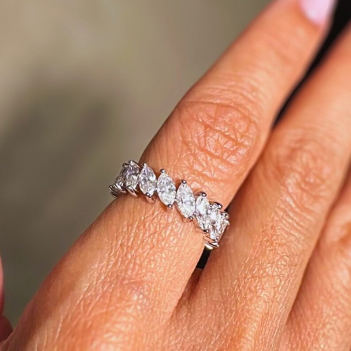 Inel Eternity Marquise 5 CT [7]