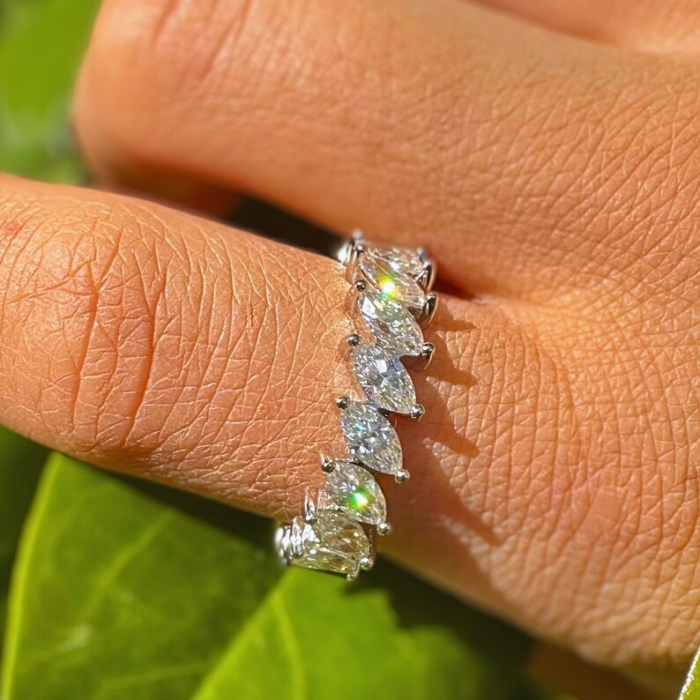 Inel Eternity Marquise 5 CT [5]