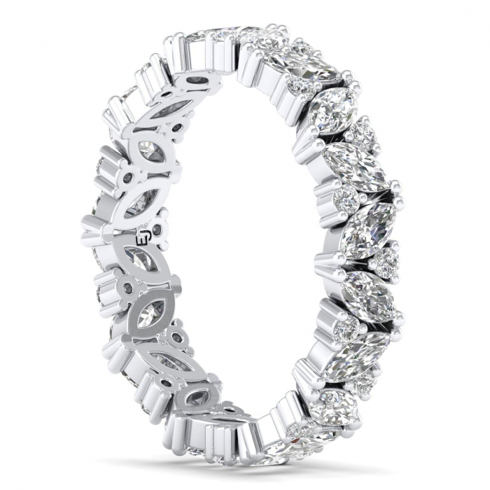 Inel Marquise x Round Eternity [4]
